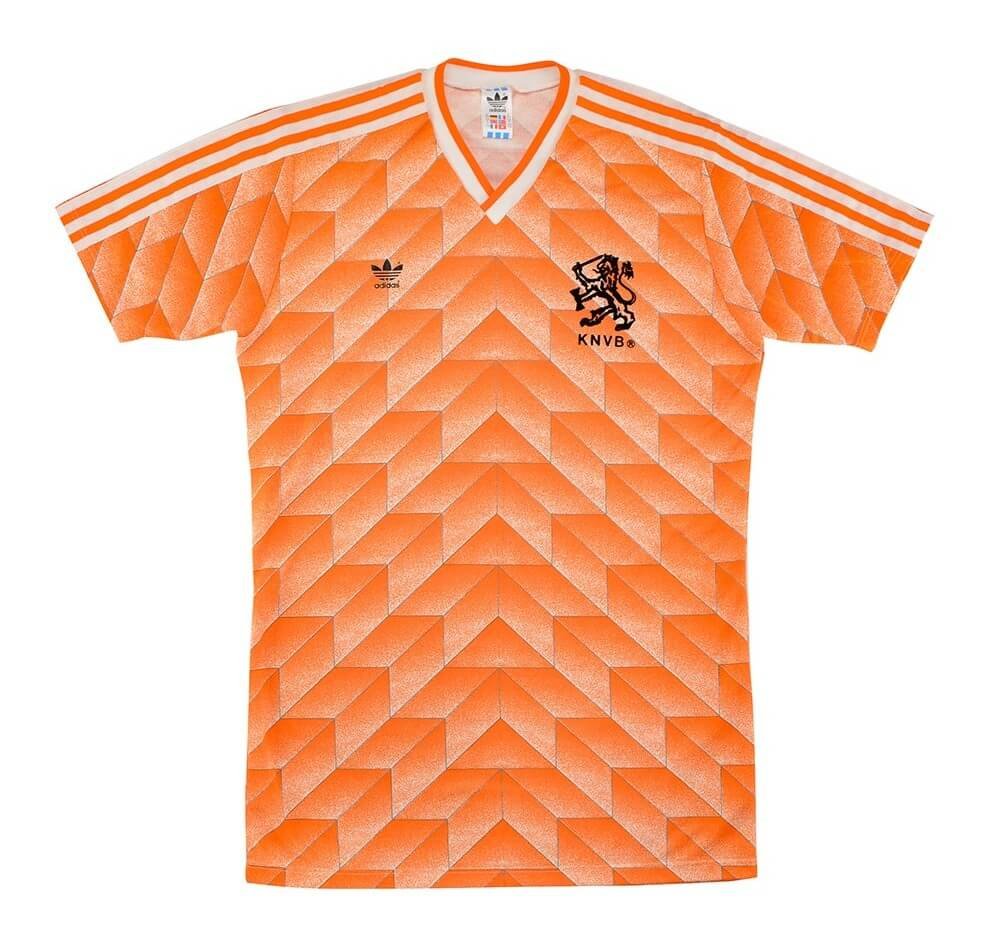 4PXEyauKff4bkgm Camisa Retrô Holanda 1988 Laranja Masculina