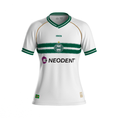 Nova Camisa Coritiba Branca 2023/24 Feminina