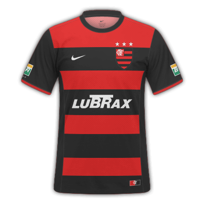 Camisa Flamengo 2000/01 Nike Lubrax Vermelha