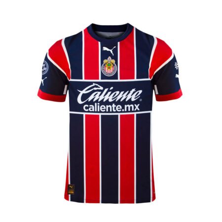 Camisa Chivas Guadalajara Vermelha com Azul 2022/23