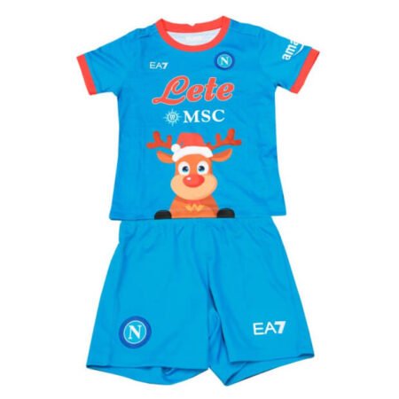 Conjunto Infantil Napoli Azul Natal 2022 Unissex