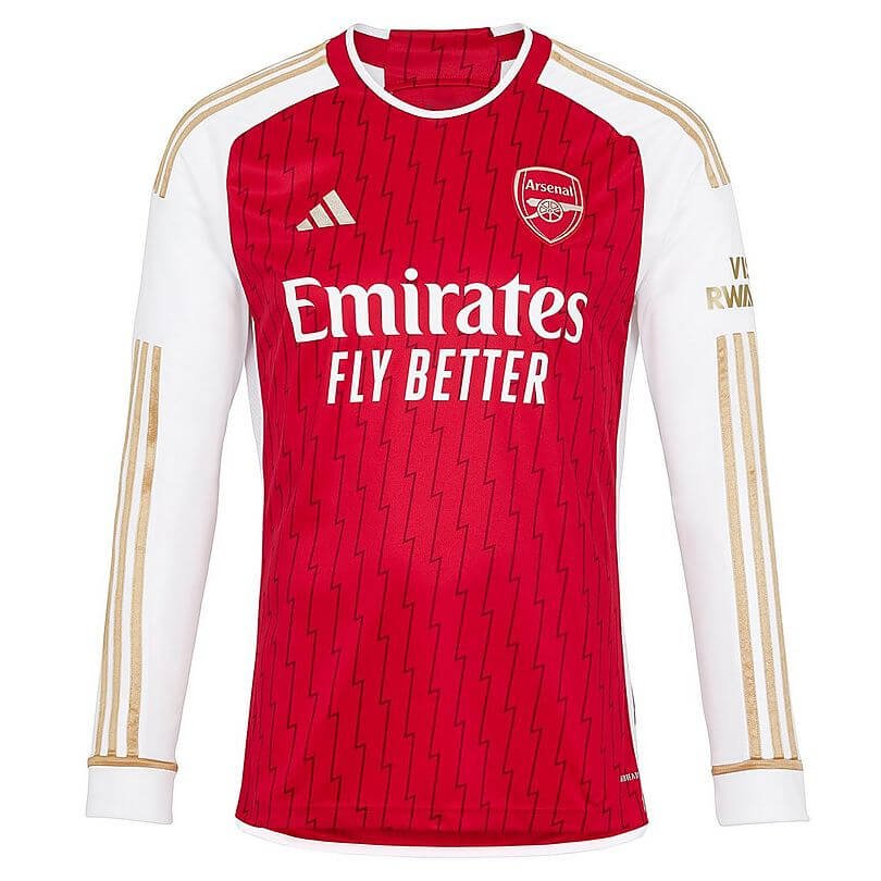 mhz2085_f Nova Camisa Arsenal Vermelha Manga Longa 2023/24 Masculina