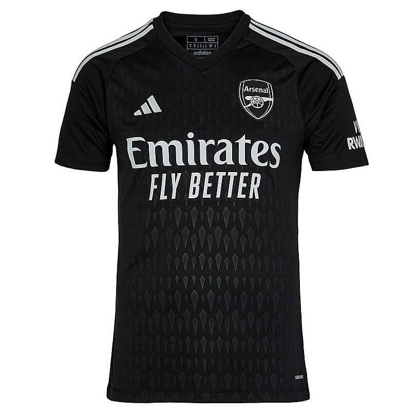 mhz2102_f Camisa Arsenal Preta Goleiro 2023/24 Masculina