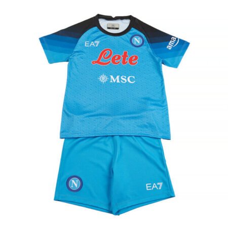 Conjunto Infantil Napoli Azul 2022/23 Unissex