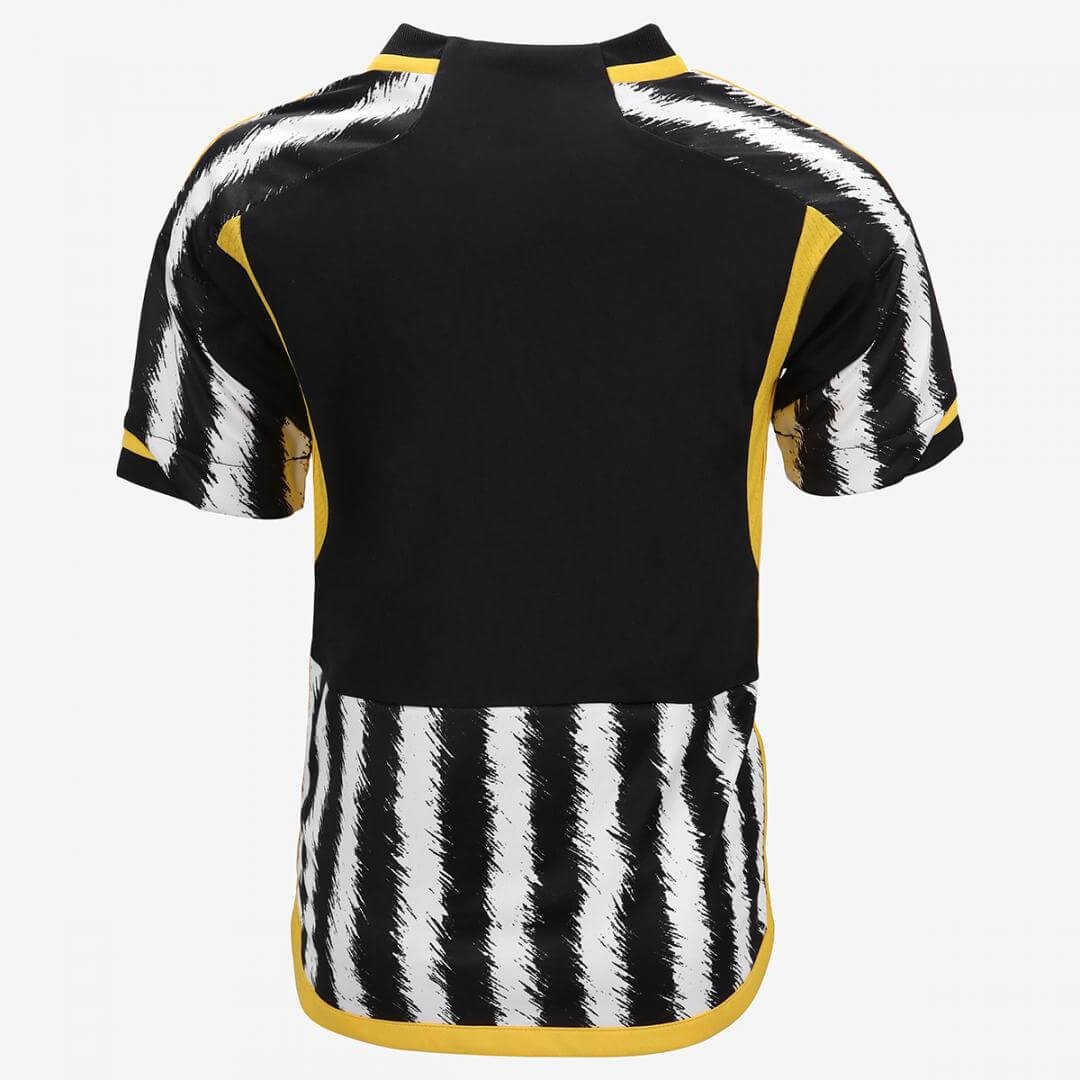 zoom (2) Kit Infantil Juventus Preta e Amarela2023/24