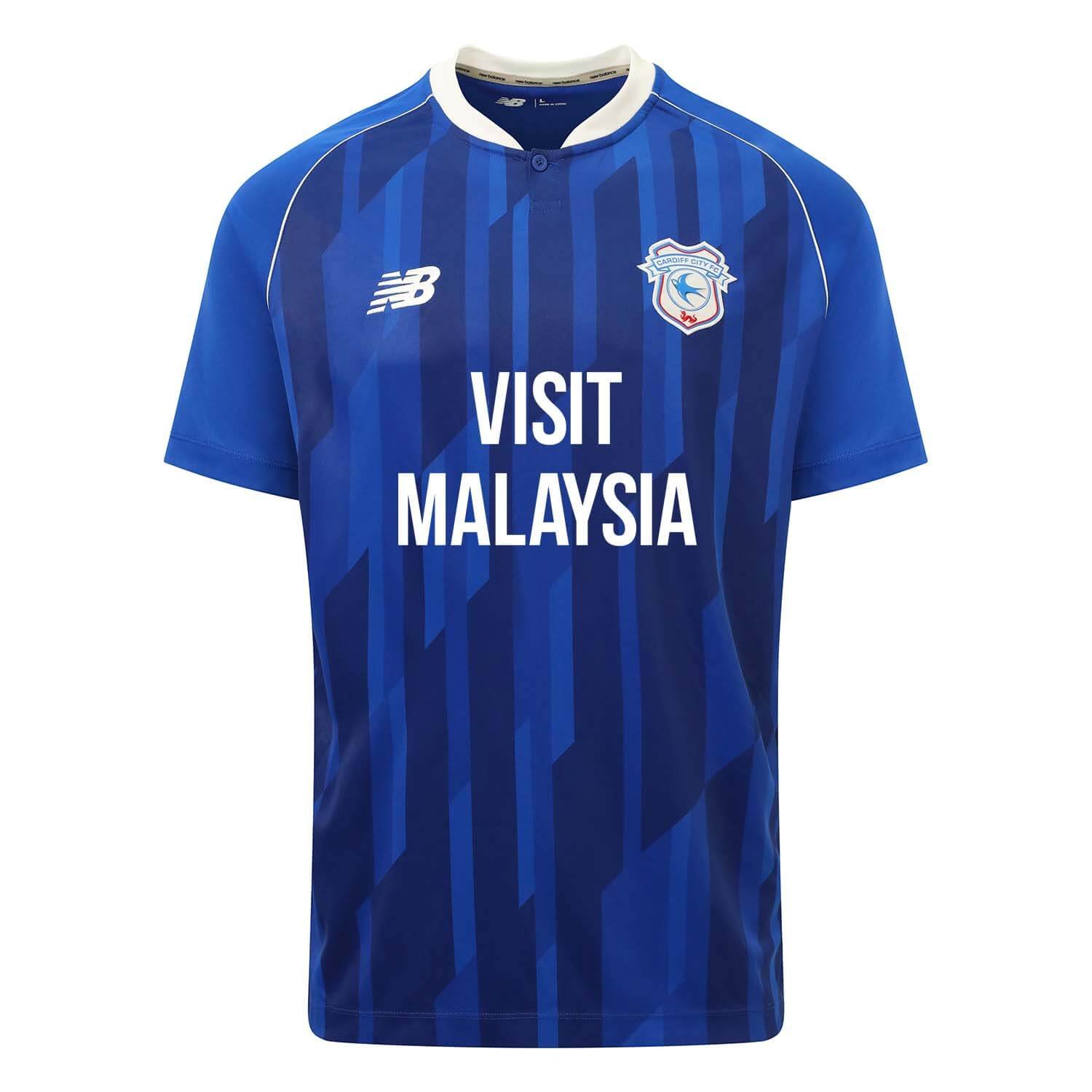 3207-936 Nova Camisa Cardiff Azul 2023/24 Masculina