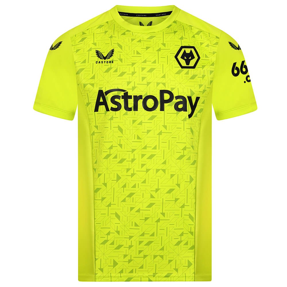4118-706 Camisa Wolverhampton Goleiro Verde 2023/24 Masculina
