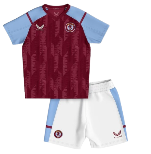 Captura_de_tela_2023-06-28_102353-removebg-preview Kit Infantil Aston Villa Vermelho 2023/24 Unissex