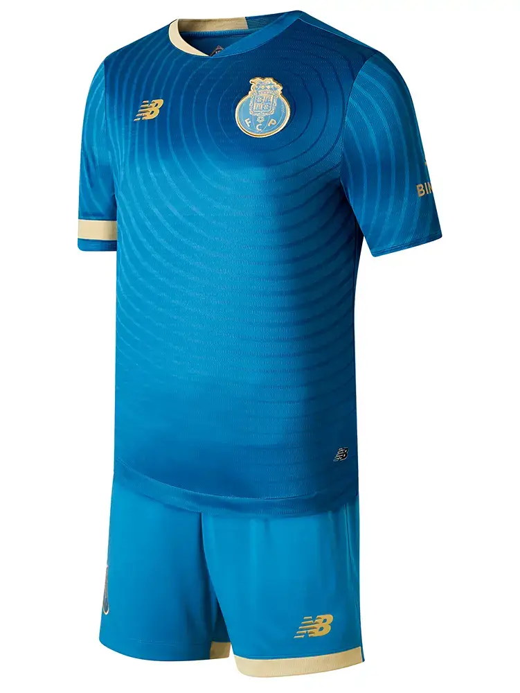 JY230226THD_42 Kit Infantil FC Porto Azul c/Dourado 2023/24