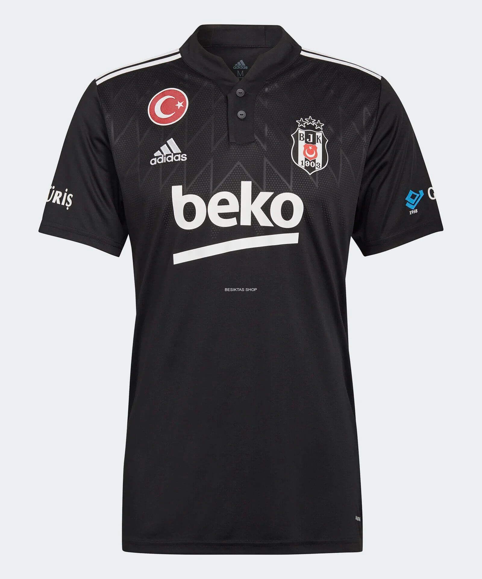 ezgif.com-gif-maker Camisa Besiktas Preta 2021/22 Masculina