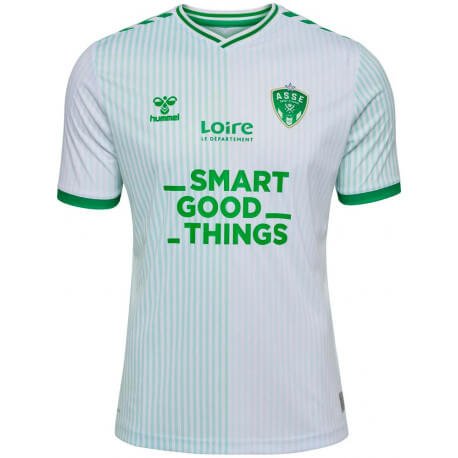 game-away-maillot-adu-blanc-s23 Camisa Saint etienne Branca 23/24 Masculina