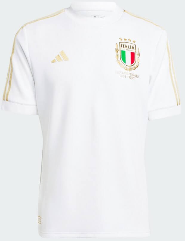 italia (1) Camisa 125 anos Itália Branca Comemorativa