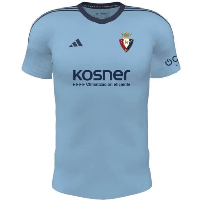 23cm0328_1__1 Nova Camisa Osasuna Azul 2023/24 Masculina