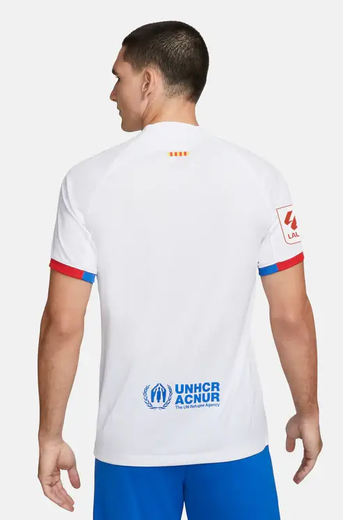 24200_2 Nova Camisa Barcelona Branca Away 2023/24 Masculina