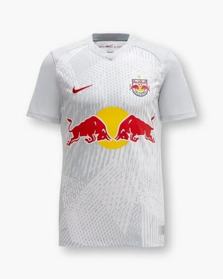 Nova Camisa Red Bull Salzburg Branca 2023/24 Masculina