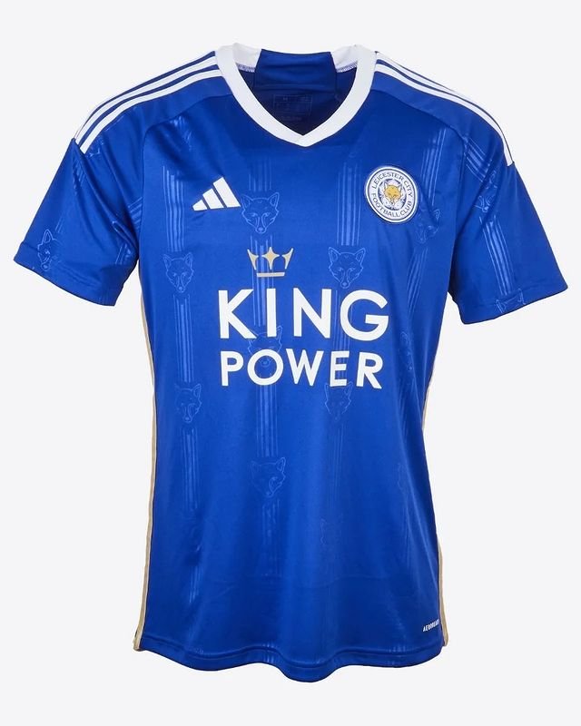 357248596_237690752398409_5648081925543451829_n Nova Camisa Leicester Azul 2023/24 Masculina