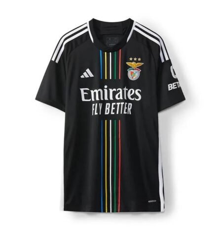 Nova Camisa Benfica Preta 2 2023/24 Masculina