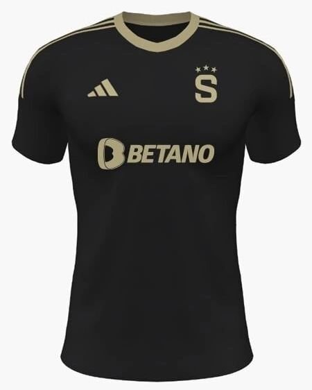 Nova Camisa Sparta Praga Preta 130 Anos 2023/24 Masculina