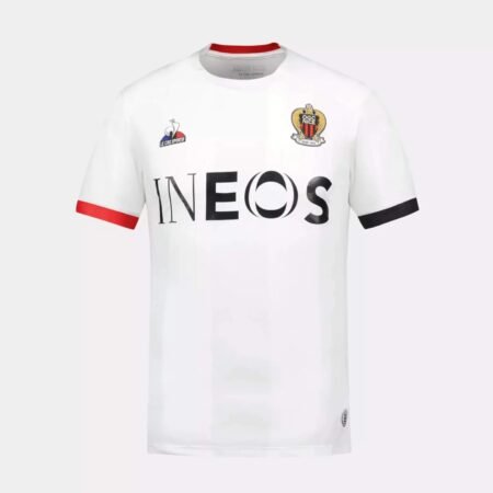 Nova Camisa OGC Nice Branca 2023/24 Masculina