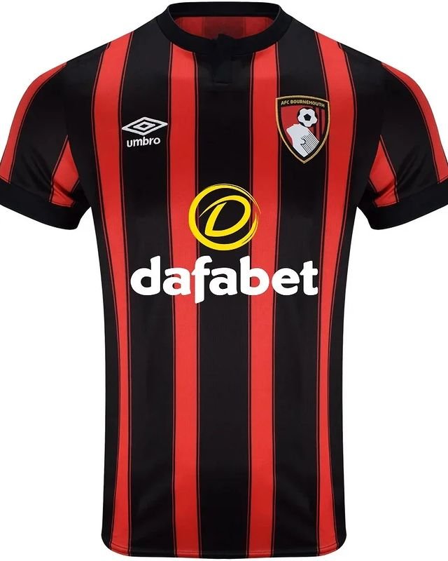 357739239_1142744433355254_5347284288331197514_n Nova Camisa AFC Bournemouth Home 1 Listrada 2023/24 Masculina