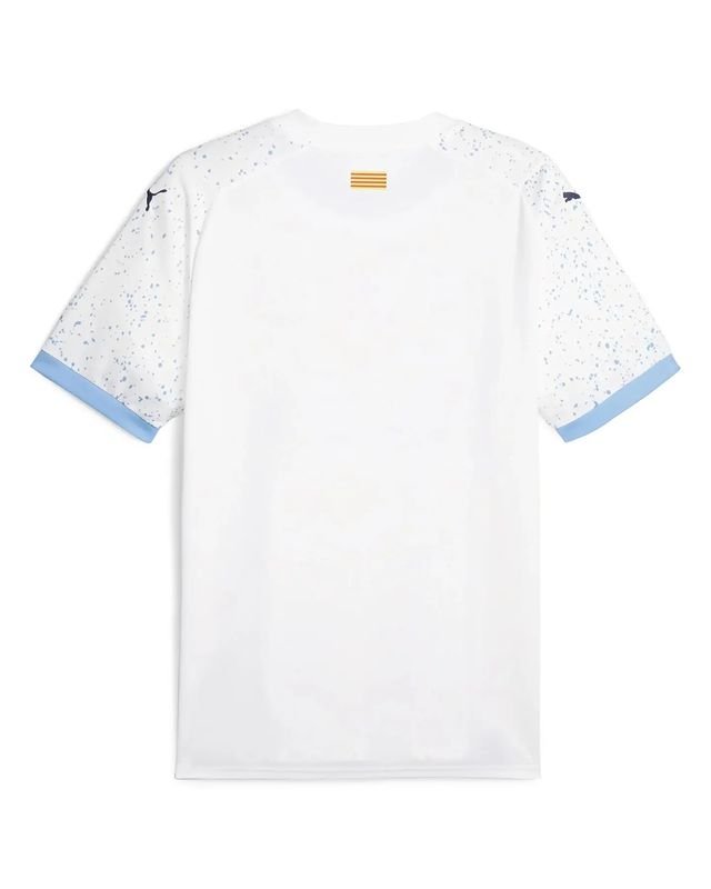 357743260_1393920364722878_4257167068434678475_n Nova Camisa Girona Branca 2 2023/24 Masculina