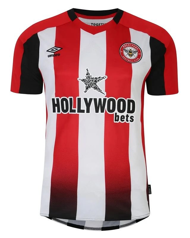357765775_1300454634177037_8531687039432934039_n Nova Camisa Brentford Home 1 Listrada 2023/24 Masculina