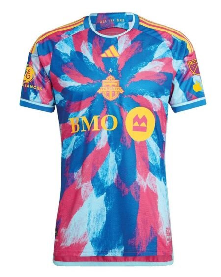 Nova Camisa Toronto Fc Rosa com azul 2023/24 Masculina