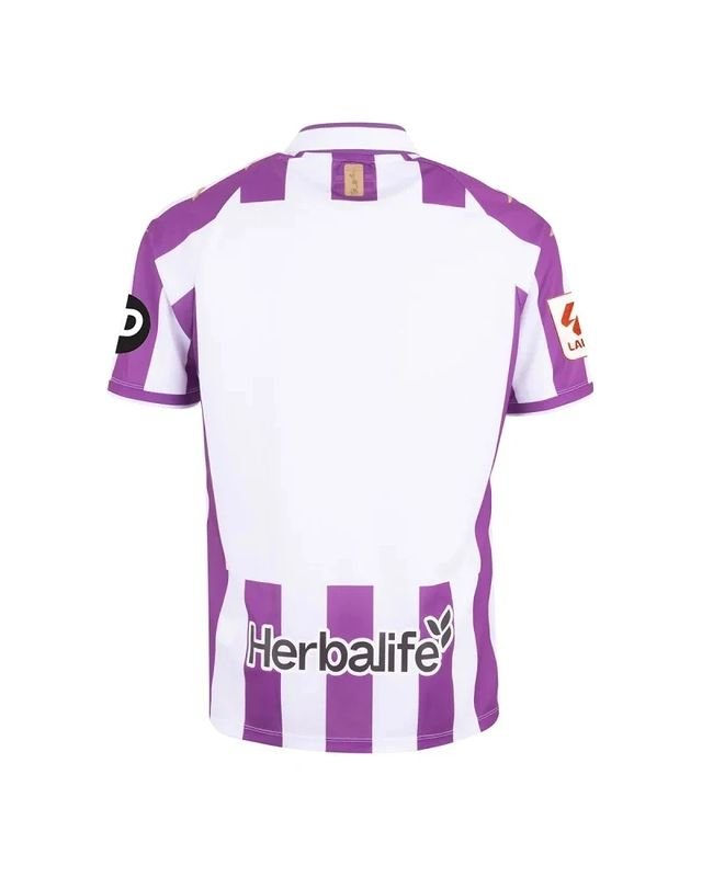 360026467_127134300393881_5095636258661902978_n Nova Camisa Real Valladolid Home Roxo 2023/24 Masculina
