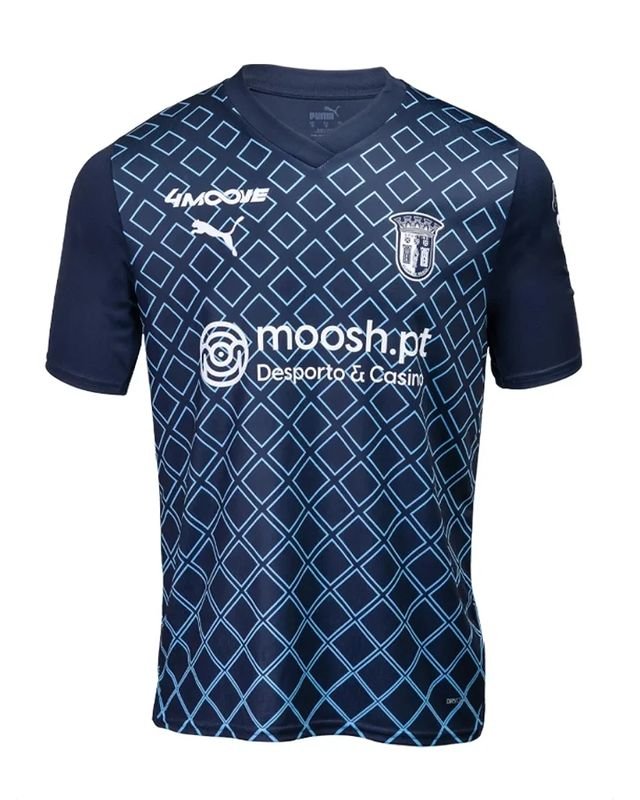 361717353_834180434769421_4028527571497222498_n Nova Camisa Sporting Braga Azul 2023/24 Masculina