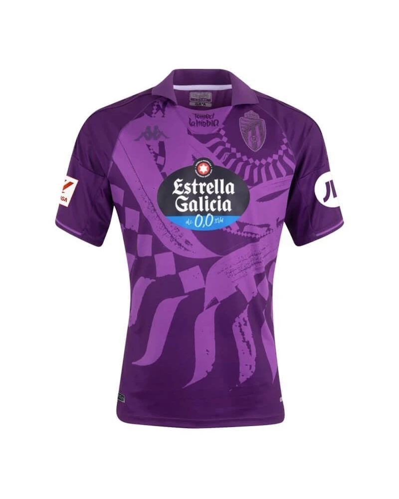 361978217_293639276512471_8611463780391577877_n Nova Camisa Real Valladolid Roxo Reserva 2023/24 Masculina