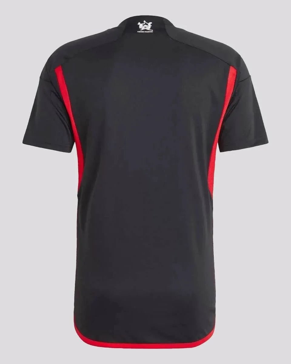 362710195_607040681537448_6108846245504702432_n Nova Camisa Orlando Pirates Preta Home 2023/24 Masculina