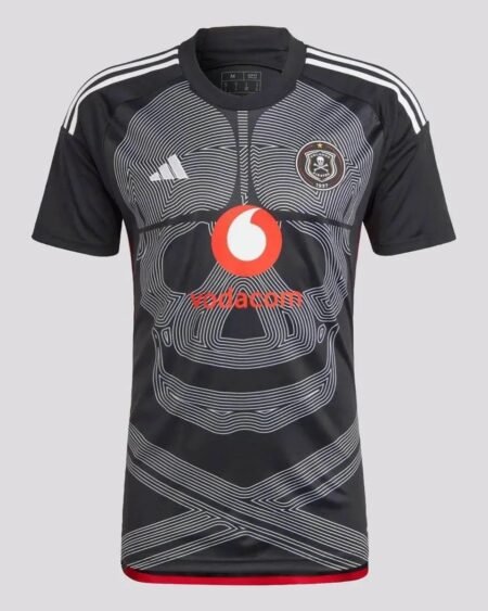 Nova Camisa Orlando Pirates Preta Home 2023/24 Masculina