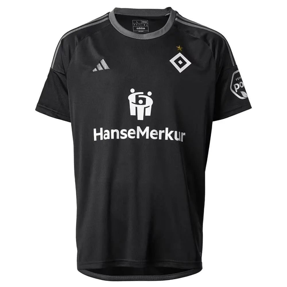 362724695_2186142684908829_9204155777084203062_n Nova Camisa Hamburgo SV Preta 3 2023/24 Masculina