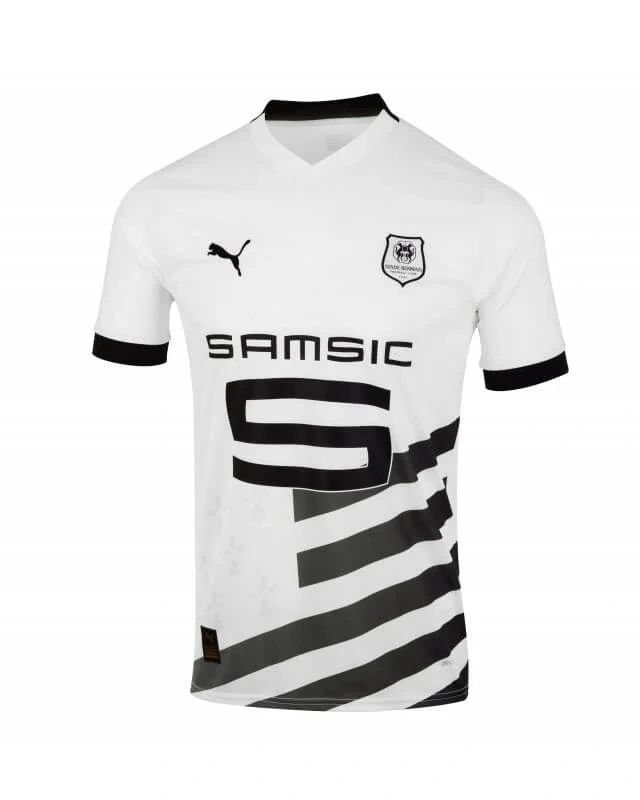 363296349_1004223554059427_9167665590570238294_n Nova Camisa Rennes Branca Reserva 2023/24 Masculina