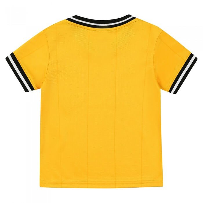 4147 Kit Infantil Wolverhampton Amarela Home 2023/24 Unissex