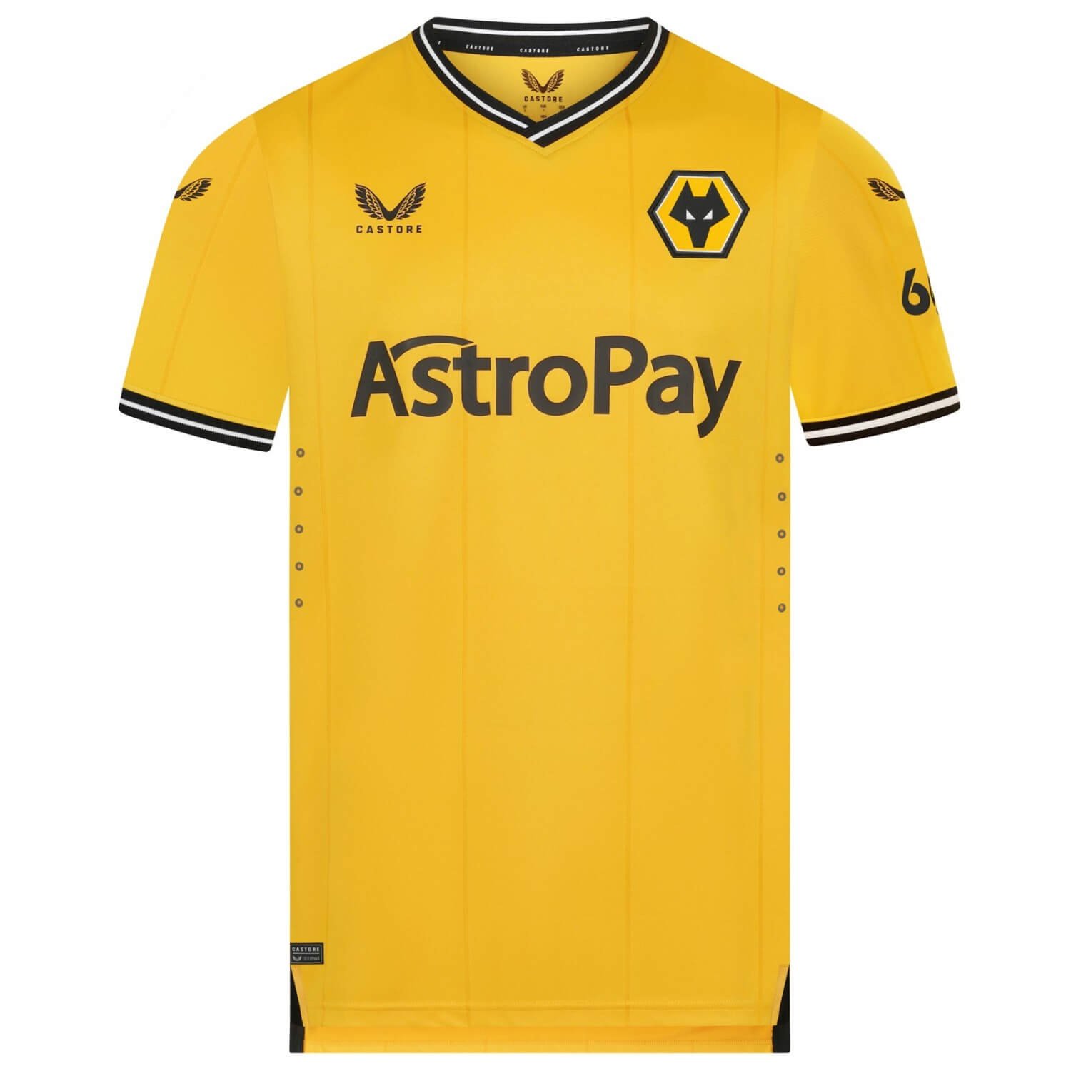 4222-603 Nova Camisa Wolverhampton Amarela Home 2023/24 Jogador