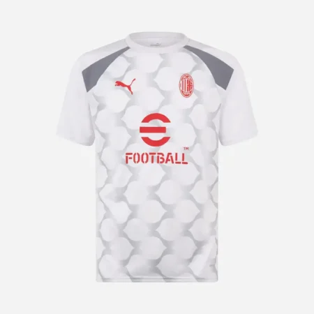 Camisa Milan Pré-jogo Branca 2023/24 Masculina