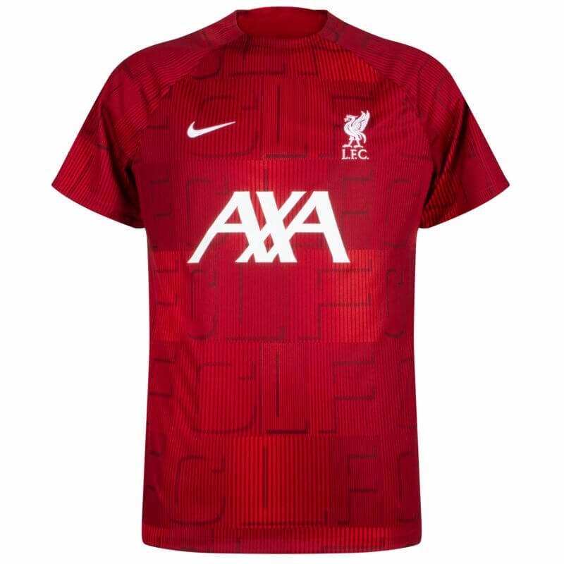8ed2635eb5d7ef0f545de997c5f273d7f441ba2e43ae499cac0a12f31502d46c Nova Camisa Liverpool Treino Vermelha 2023/24 Masculina