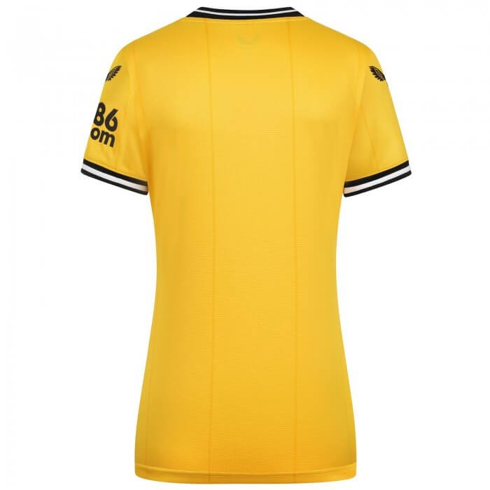 9787 Nova Camisa Wolverhampton Amarela Home 2023/24 Feminina