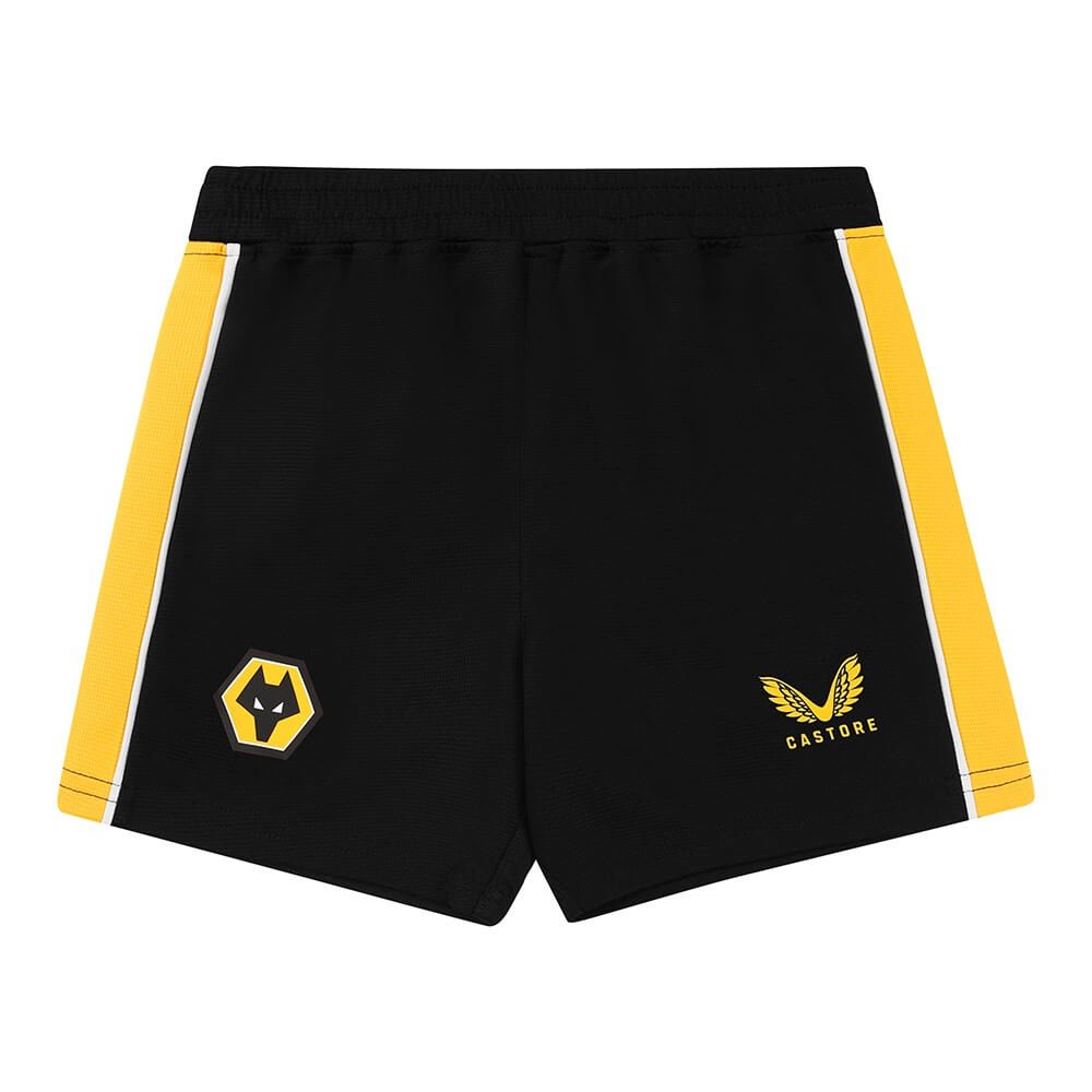 9821 Kit Infantil Wolverhampton Amarela Home 2023/24 Unissex