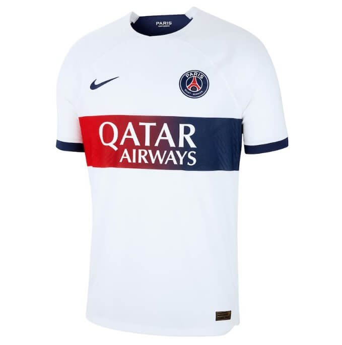 Captura de tela 2023-07-04 091757 Nova Camisa PSG 2 Branca 2023/24 Masculina Jogador
