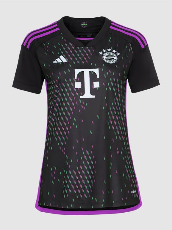 Captura de tela 2023-07-31 102003 Nova Camisa Bayer de Munique 2 Preta 2023/24 Feminina