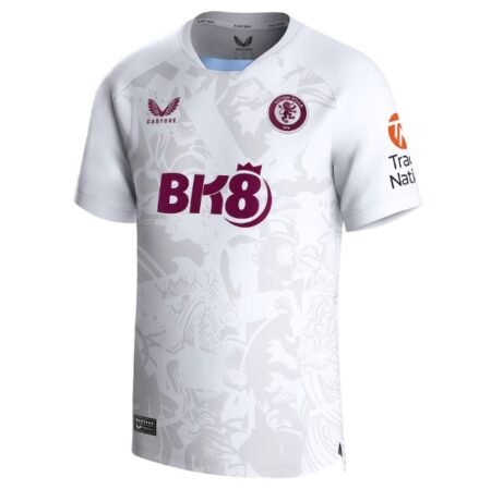 Nova Camisa Aston Villa 2 Branca 2023/24 Masculina