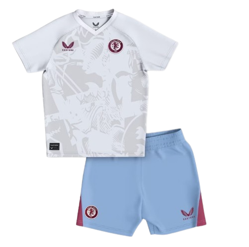 Captura_de_tela_2023-07-31_102515-removebg-preview (1) Kit Infantil Aston Villa 2 Branco 2023/24 Unissex