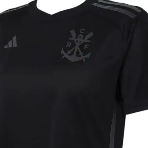 HR3775_3_APPAREL_Photography---eCommerce_Detail-View-1_white Nova Camisa Flamengo 3 Preta Refletiva 2023/24 Feminina
