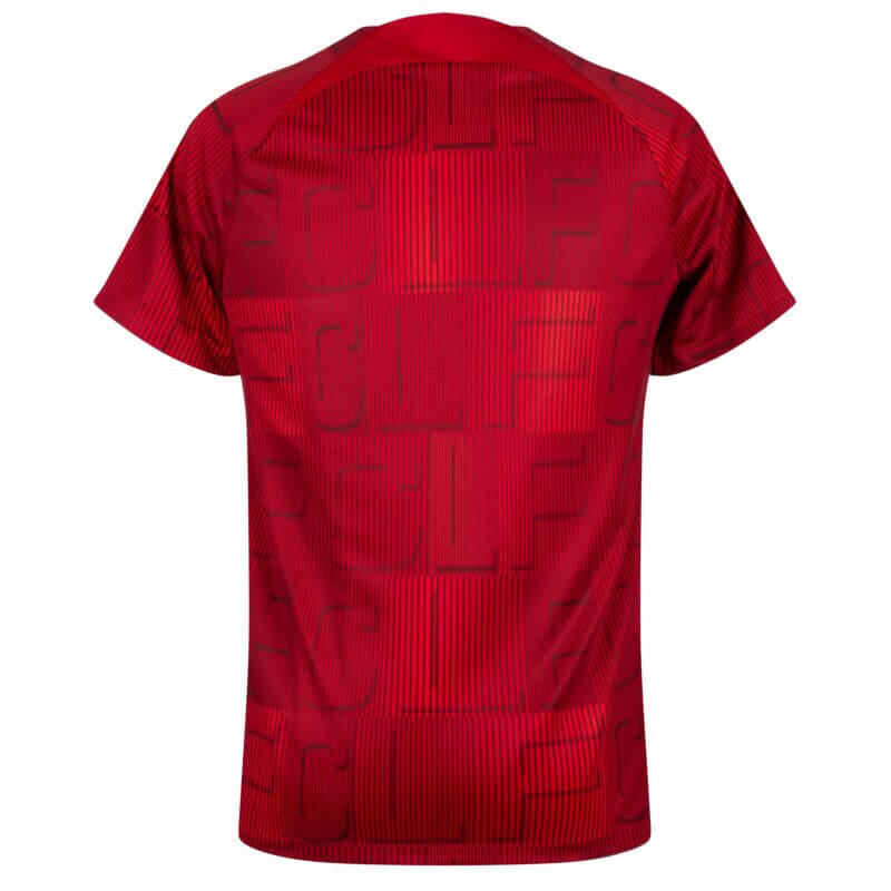 ca4bda705bf54ca4591910e6d5b069212373ed29677c1c97f50481e1c1f2387b Nova Camisa Liverpool Treino Vermelha 2023/24 Masculina