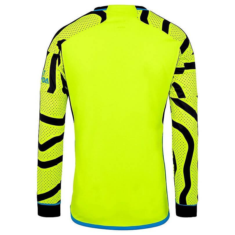 mhz2113_b Nova Camisa Arsenal Verde 3 2023/24 Manga Longa