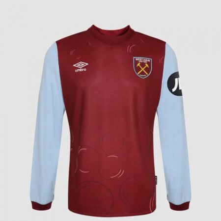Nova Camisa West Ham 1 2023/24 Manga Longa