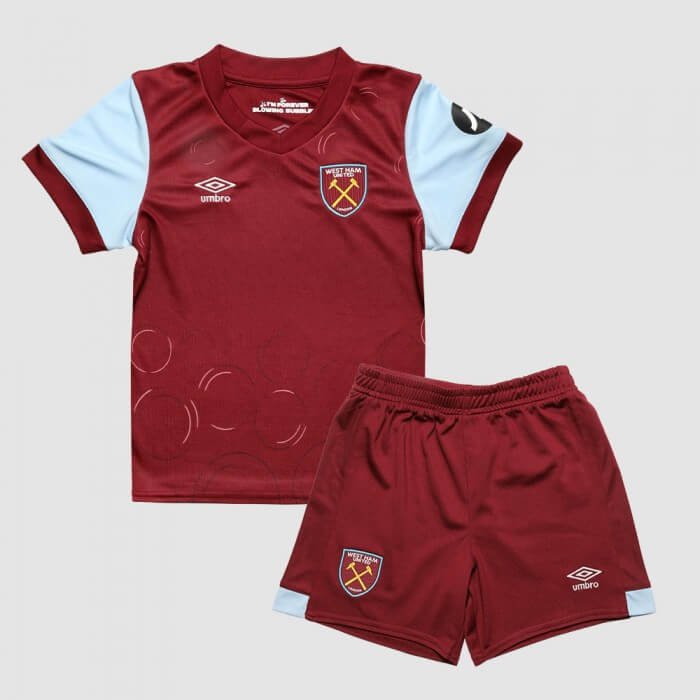 10649-1034 Kit Infantil West Ham Vinho 1 2023/24 Unissex