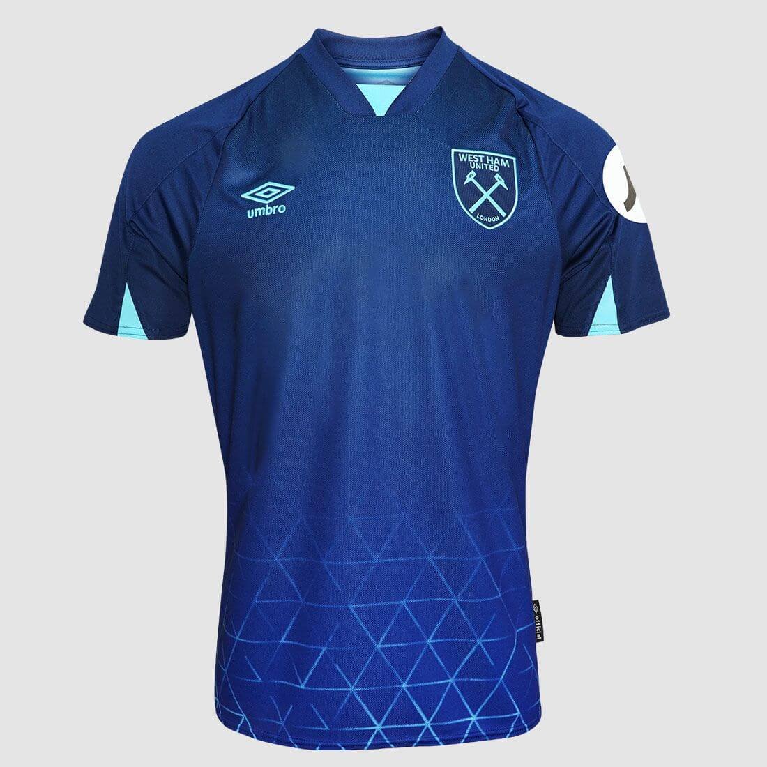 10670-873 Nova Camisa West Ham 3 Azul 2023/24 Masculina